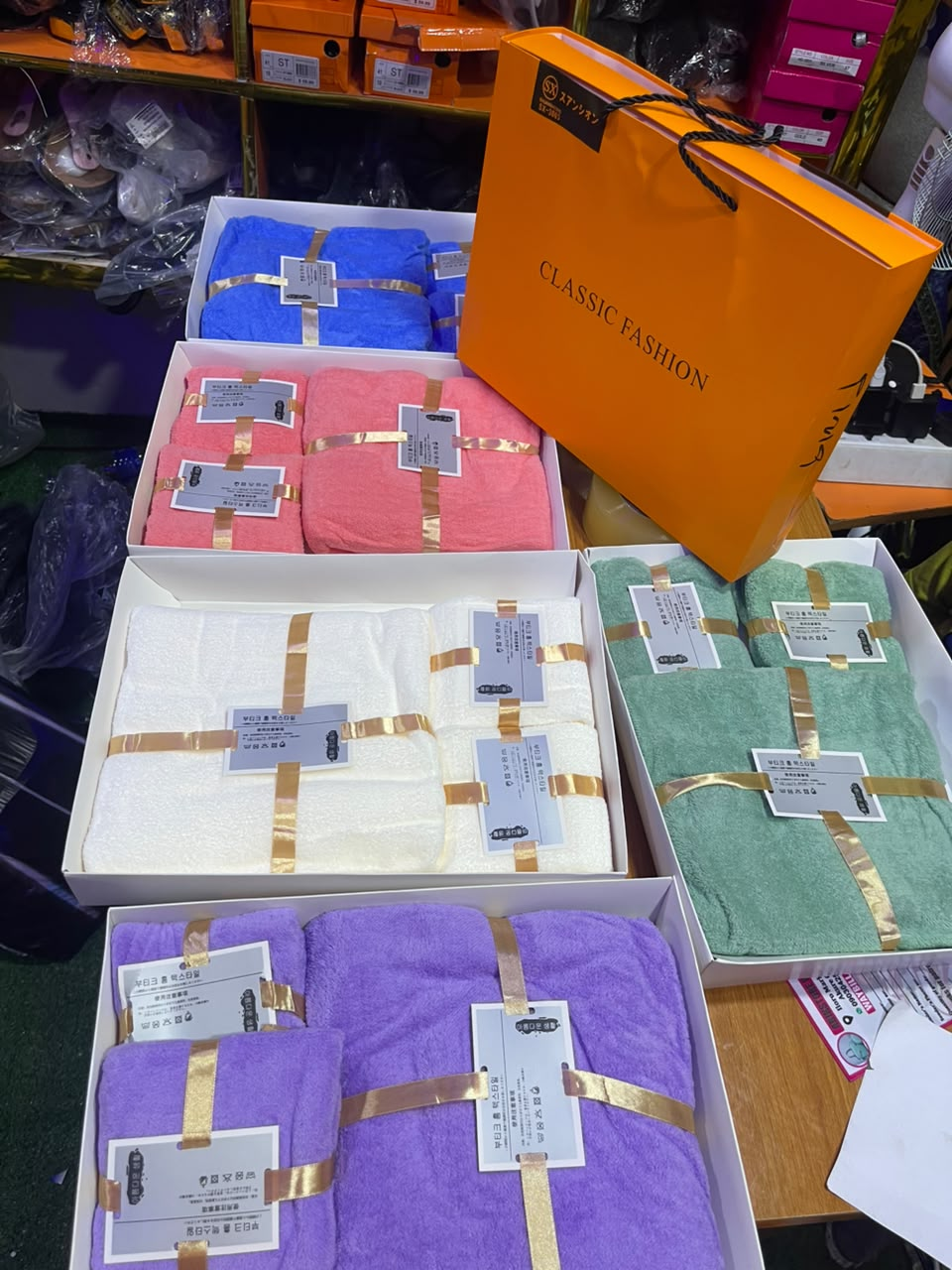 3 in 1 Towel Set With Box