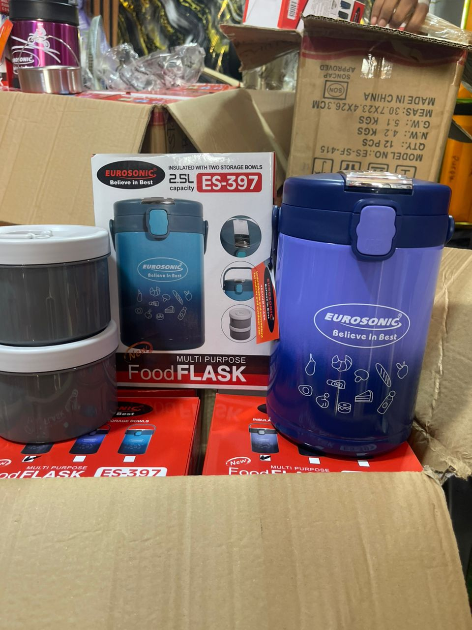 Eurosonic 4-in-1 2.5L Food Flask